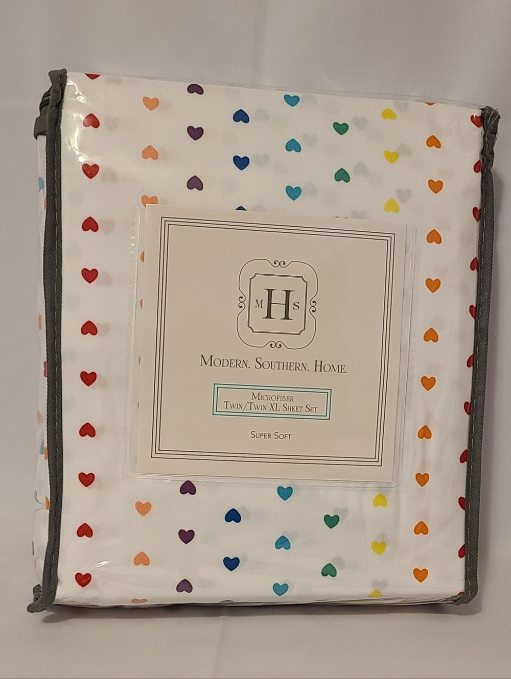 Rainbow Heart Sheet Set Twin/Twin Extra Large
